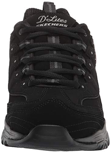 Skechers D'Lites Play On, Zapatillas Mujer, Black, 36.5 EU