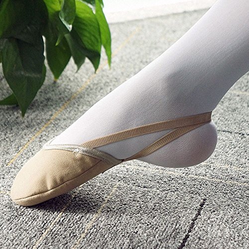 S.lemon Zapatillas Medias de Ballet Baile de Material Vegano Zapatos de Gimnasia Rítmica (41-43 EU)