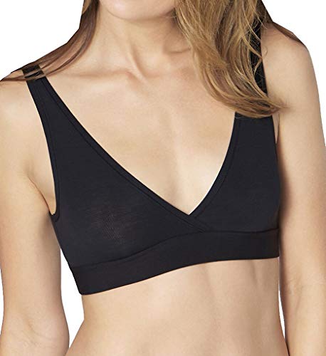 Sloggi Go Allround Sujetador estilo bralette, Negro (Black 0004), 75A (Talla del fabricante: One) para Mujer