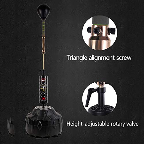 Slow Time Shop Bolsa de Boxeo punzonado Speed ​​Ball Anti Stress Aptitud Ajustable perforación del Boxeo empaqueta el Sistema for Adolescentes y Adultos Ajustable Equipo de Boxeo…