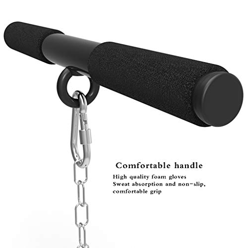 Soportes para mancuernas Remo Deadlift Barbell Mango Barbell Barrel Rack Barbell Core Training Pull Back Manija Equipo de Aptitud (Color : Black, Size : 40 * 38cm)
