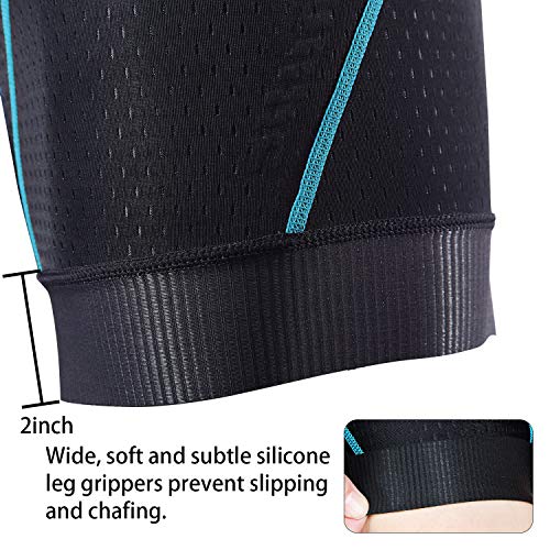 Souke Sports Pantalon Corto Ciclismo Mujer 4D Acolchado, Pantalones Corto Bicicleta Mujer, Pantalones Cortos De Ciclism Transpirables Antideslizante