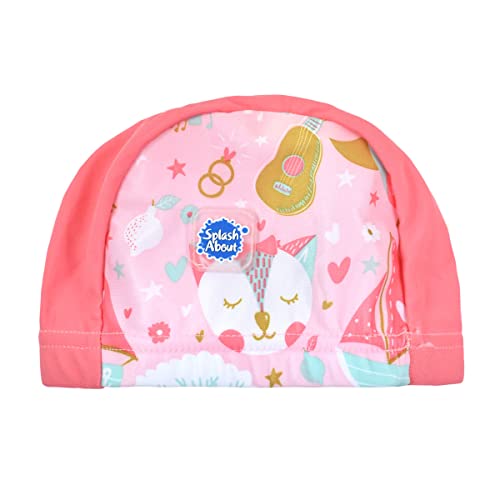 Splash About Sombrero de natación Unisex con búho y el Gato del bebé, 0-18 Meses