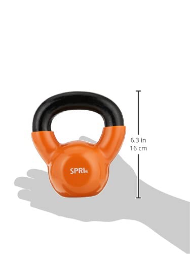 SPRI Deluxe - Pesa Rusa de Vinilo, Color Naranja, tamaño 8-Pound