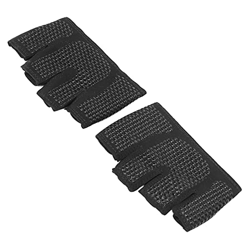 Surebuy Guantes de Gimnasio, Guantes de Ejercicio Portátiles para Entrenamiento con Pesas, Pull Ups, Remo, Peso Muerto(L;)
