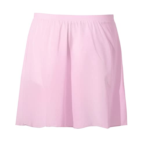 Tancefair Falda de ballet para niñas con cintura ajustable para niños y adultos, Pink (Pull On), S(90-110cm)