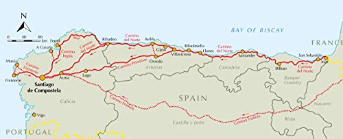 The Camino Ingles and Ruta do Mar: To Santiago de Compostela and Finisterre from Ferrol, A Coruna or Ribadeo [Idioma Inglés] (Cicerone Travel Guides)
