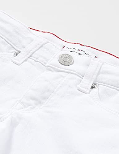 Tommy Hilfiger Nora Short Pantalones Cortos, Bright White, 74 cm para Niñas