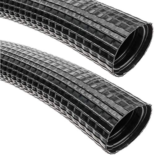 Tubo corrugado 20mm 100m【REFORZADO DE DOBLE CAPA】•【IGNIFUGO】No propagador de llamas • Tubos corrugados flexibles para cables electricidad • 100 metros • PVC de Calidad