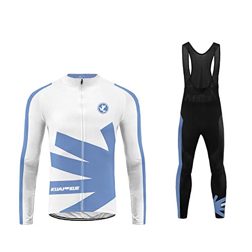 UGLY FROG Maillot Conjunto Mangas Largas Pantalones Largos de Ciclismo para Mujer Ropa Maillot Transpirable para Deportes al Aire Libre Ciclo Bicicleta Otoño Invierno ZRWL01