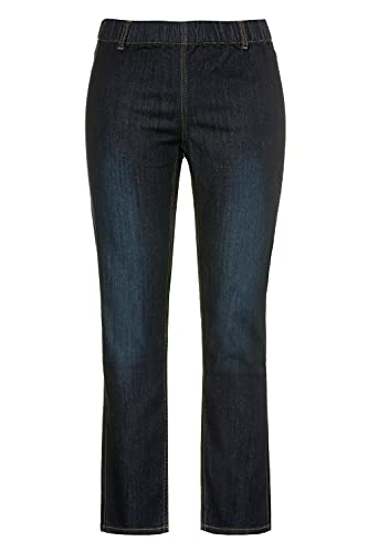Ulla Popken Jeggings Denim M.Gürtelschlaufen, Vaqueros para Mujer, Azul (Fashion Denim 94), 46