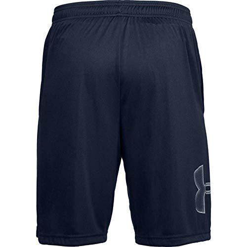 Under Armour Tech Graphic Short, Pantalón corto Hombre, Azul (Academy / Steel) , L