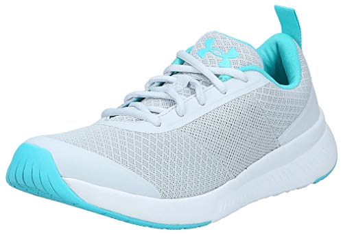 Under Armour UA W Aura Trainer, Zapatillas Deportivas para Interior Mujer, Gris (Halo Gray/White/White (103) 103), 37.5 EU