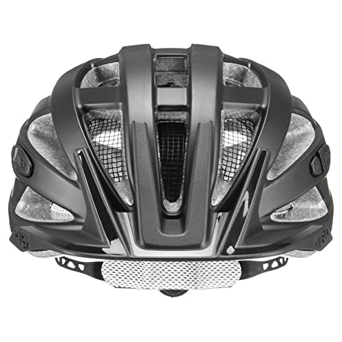 Uvex I-Vo CC Casco de Ciclismo, Unisex Adulto, Black Mat, 56-60 cm