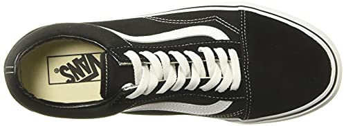 Vans Old Skool Zapatillas Unisex, Negro (Black/White), 42