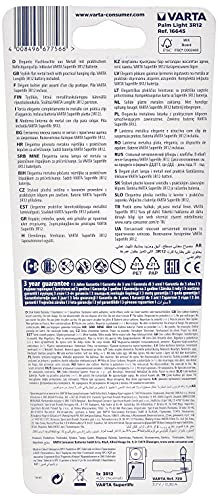 Varta Palm Light 3R12 Linterna de Metal y plástico PP y PS, 16645 m, 2