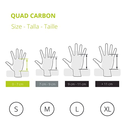 Velites Calleras Profesionales para Atletas de Crosstraining o Gimnasia | Calleras Quad Carbon (L)