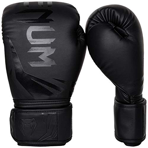 Venum Challenger 3.0 Guantes de Boxeo, Unisex Adulto, Negro, 14 Oz