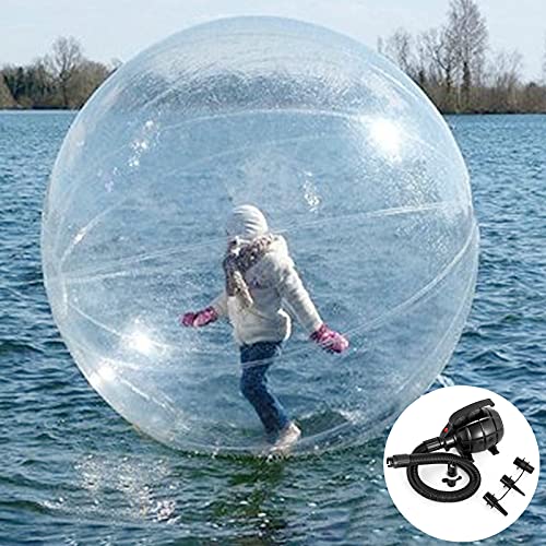 VEVOR Pelota Gigante Hinchable, 2 m, Pelota Gigante Hinchable, para Caminar sobre Agua, Burbuja Hinchable, con Cremallera Alemana de PVC, Pelota Hinchable Gigante, con Cremallera Alemana Tizip
