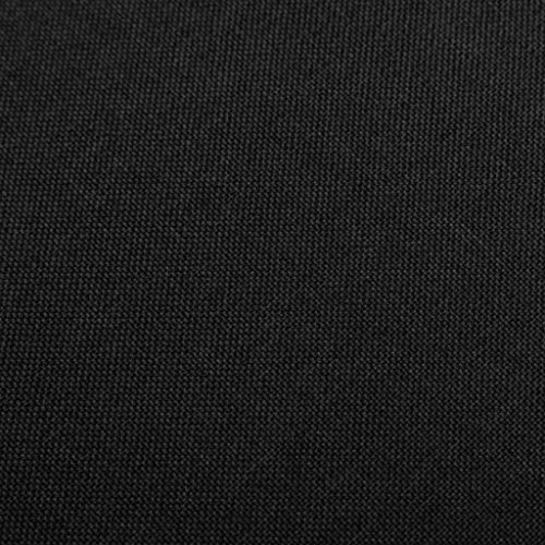 vidaXL 2X Taburetes de Cocina Casa Pub Barra Bistró Restaurante Asiento con Reposapiés Respaldo Silla Alta de Bar Mostrador Tela Negro