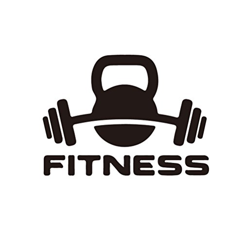 VOSAREA Fitness Wall Decal Workout Gym Vinilo Pegatinas Estilo de Vida Saludable Home Decor Wall Art Murales Tatuajes de Pared
