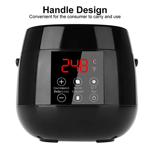 Wandisy Venta Loca Pantalla LED Inteligente Conjunto de Calentador de Cera Eliminación del Vello Calentador de Cera Granos de Cera de piernas, Cara, Cuerpo, Palos aplicadores de área de Biki