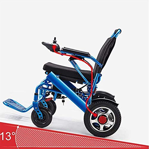 Wheel-hy Silla de Ruedas eléctrica de Aluminio Plegable - Prim Ancho de Asiento 45 cm