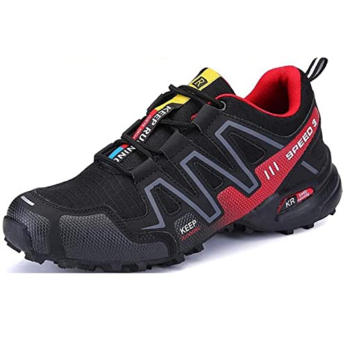 WYUKN MTB para Hombre, Deportes al Aire Libre, Zapatillas de Bicicleta de Carretera con autobloqueo, Zapatillas de Carreras para Mujer Transpirables,para Mirar,A2-45EU