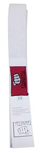 YOSIHIRO Cinturon Karate Y Judo 100% Algodon, Verde, Talla Única