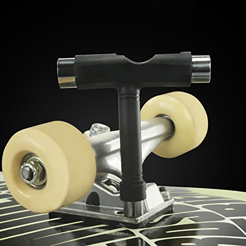 YOUSHARES T-Bone Skate Tool, Patines de Ruedas Multi T Herramienta Nueva, T-Tipo de Herramienta Negro para Skate
