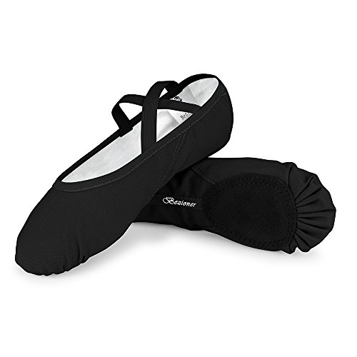 Zapatillas de Ballet para niñas Media Punta Split Plana Zapatos de Ballet Diferentes tamaños para niños y Adultos