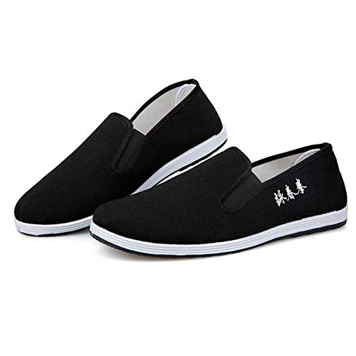 Zapatos de Kung Fu Zapatillas de Artes Marciales Chinas Tradicionales Flexible Cómodo y Ligero (Numeric_45)