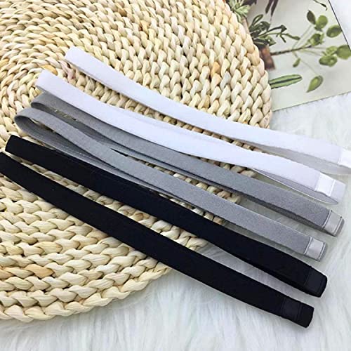 Zeayebsr Diadema Deportiva Elásticas,Cinta Pelo Deporte,Cintas de Pelo para Fitness,Cinta de Pelo Deportivas elásticas Finas,Bandas de Cabeza Silicona Antideslizante para Mujeres y Hombres（12 colores）