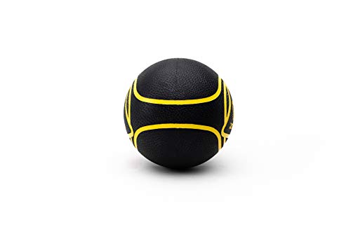 ZIVA Medicine Ball 4 Kg Balón Medicinal, Unisex Adulto, Negro, Talla única