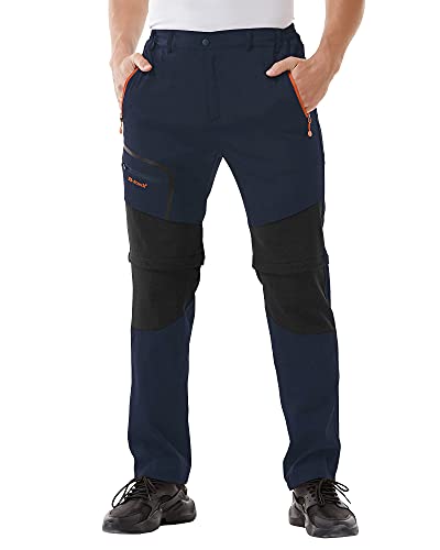 ZOEREA Pantalones Aire Libre de Hombre Convertible Pantalones Cortos Trekking Montaña Escalada Senderismo Secado Rápido Pantalón Funcionales