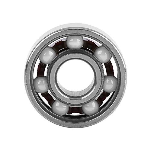 1pc Miniatura 608 Rodamiento de bolas híbrido Rodamientos de bolas de cerámica Kit de reemplazo central para juguetes con la punta de los dedos Spinner 8 * 22 * ​​7 mm