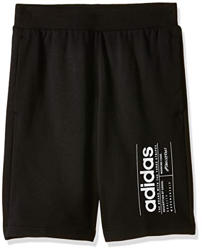 adidas Yb BB Short Pantalón Corto, Niños, Negro, 140 (9/10 años)