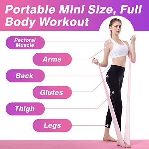 iMoebel Theraband - Juego de 2 bandas de gimnasia (8-10 kg/12-15 kg, extra largas, 1,5/1,8 m, para yoga, pilates, crossfit, rehabilitación