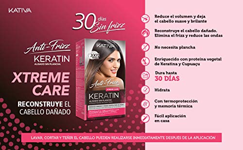 KATIVA Productos para Cabello Anti Frizz, Único, 285 mililitros