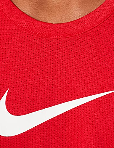 NIKE M Nk Dry Top SL Crossover BB Sleeveless, Hombre, University Red/White, L
