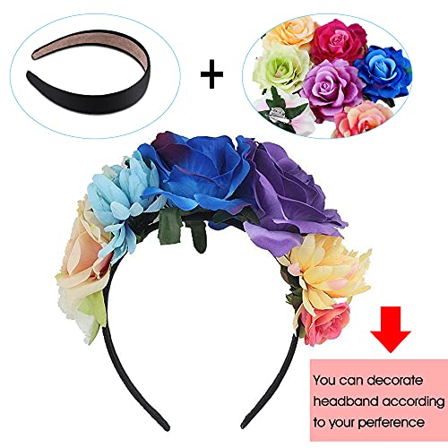 SIQUK 14 Piezas Diademas de Satén, Cintas de Satén Diademas de Pelo Anchas Lisas Diademas para Mujer y Niña, 14 Colores