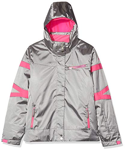 SPYDER Podium Chaqueta De Esquí, Niñas, Silver, 14