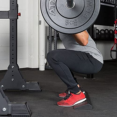 Squat Wedge Gym Halterofilia En Cuclillas Tabla Inclinada Goma Antideslizante Rampa para Sentadillas para Mejorar El Peso Muerto Y La Fuerza En Cuclillas Ayuda para Ejercicios