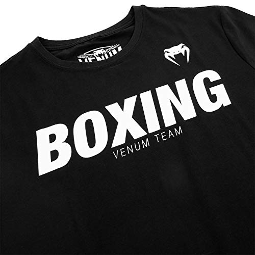 VENUM Boxing Vt Camiseta, Hombre, Negro/Blanco, L