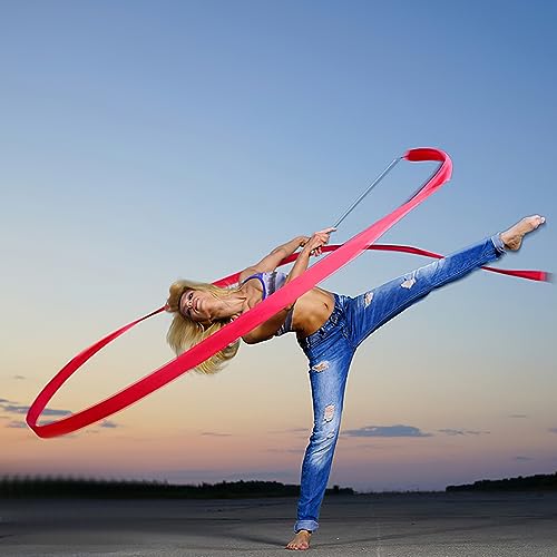 10 Piezas Cintas De Baile Para Niños Cinta De Danza Brillante De 78,7 Pulgadas Cinta De Gimnasia Cintas De Baile Multicolores Serpentinas De Cinta Larga Rítmica Para Niños Adultos Espectáculos