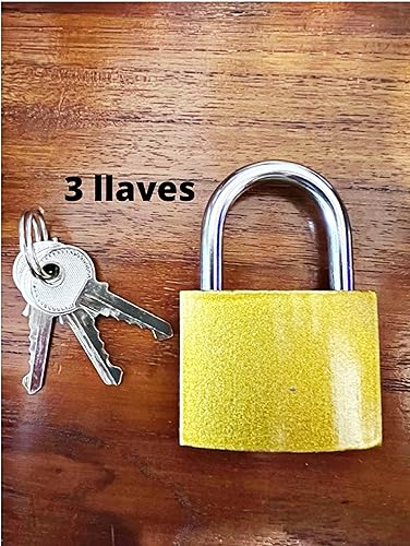 2 Candados Medianos Con 3 Llaves Para Taquilla, Bicicleta, Moto, Maleta, Mochila, Puerta, Cadena Accesorio Seguridad Antirrobo En El Gimnasio El Viaje El Hogar Y Tus Pertenencias En Cualquier Lugar