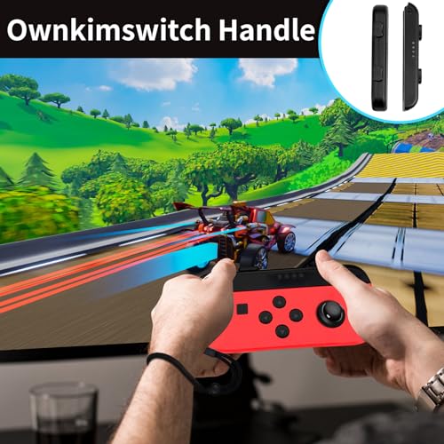 2 Paquetes de Controlador de Correa, Controlador de muñeca Correas de Muñeca para Controlador de Switch Joycon Tapas para Joystick Ajustable Correa de Muñeca (Negro)