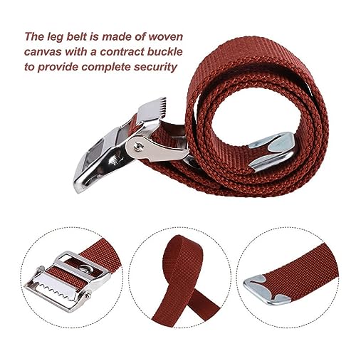 2 Piezas Correas para Bandas para Piernas Zancos para Paneles de Yeso Correas para Piernas 50 cm 44 cm Piezas de Repuesto para Zancos para Paneles de Yeso para Rendimiento en la Calle Mejoras