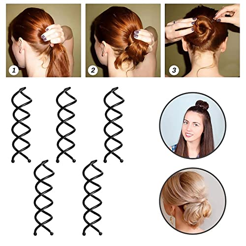 25pcs Accesorios de Peinado, peinados utensilios,Herramientas Accesorios Hacedor Braid Cabello Trenzado Peinado Clip Herramientas para Diseño de Espuma para Niñas Mujeres con pelo DIY