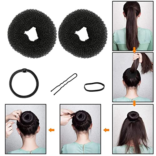 25pcs Accesorios de Peinado, peinados utensilios,Herramientas Accesorios Hacedor Braid Cabello Trenzado Peinado Clip Herramientas para Diseño de Espuma para Niñas Mujeres con pelo DIY